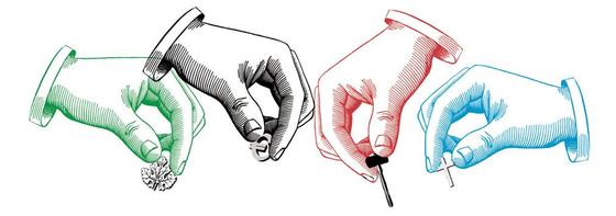 Durch Tests lassen sich Persönlichkeitsmerkmale erkennen. Je nachdem, ob jemand altruistisch oder egoistisch ist, kann das Wahlverhalten beeinflusst werden. | Illustration: Eva Vasari