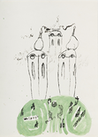 Sechs Augen sehen mehr, 1988

Aquarell und Tusche auf Papier, 34 x 24,5 cm, gerahmt
rückseitig signiert und beschriftet

Ausrufpreis: 600,-