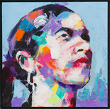 Frida Kahlo, 2021

Öl auf MDF, 40 x 40 cm, Künstlerrahmung (Guggenheim-Leiste)
rückseitig signiert und beschriftet

Ausrufpreis: 900,-